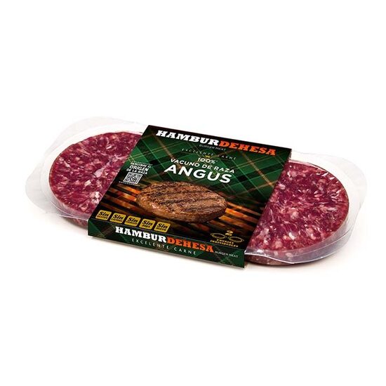 Hamburguesas vacuno angus 2 x 130g