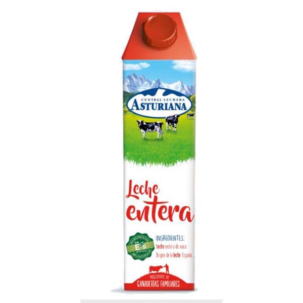 Leche entera 1l