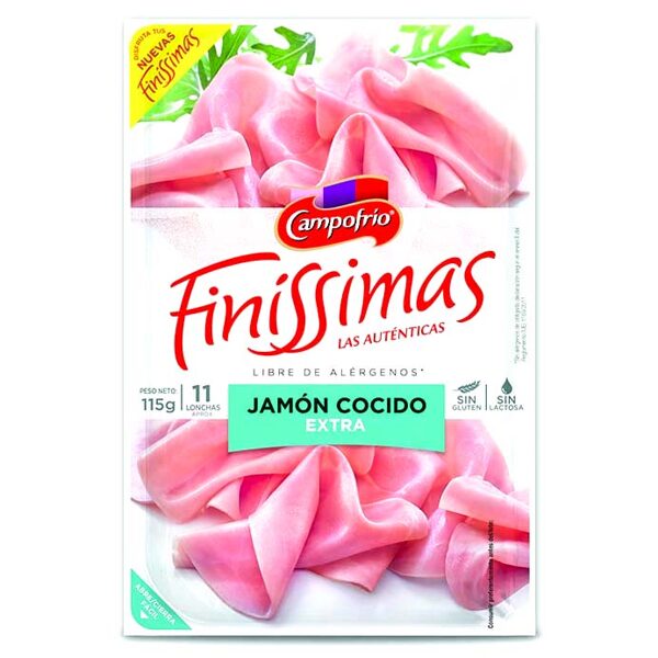 Jamón cocido en lonchas 115g